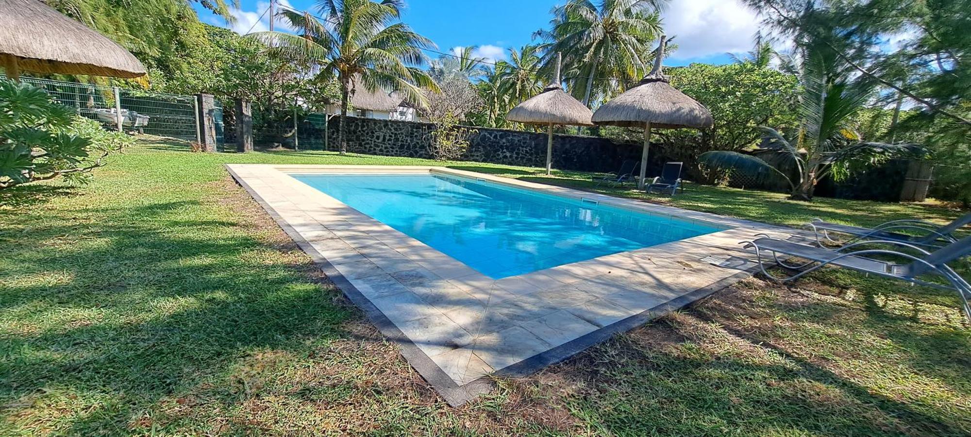 Clair De Lune - Private 2 Bedrooms Beachfront Villa Trou d'Eau Douce Exterior foto